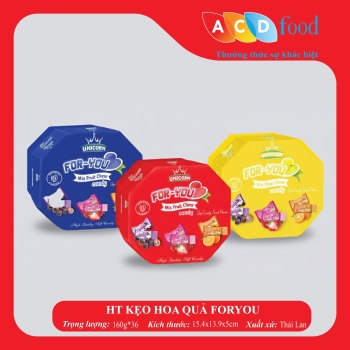 HỘP THIẾC KẸO HOA QUẢ FOR YOU